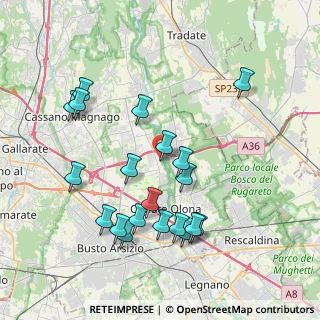 Mappa Via Giacomo Matteotti, 21058 Solbiate Olona VA, Italia (4.027)