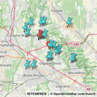Mappa Via Giacomo Matteotti, 21058 Solbiate Olona VA, Italia (3.2755)