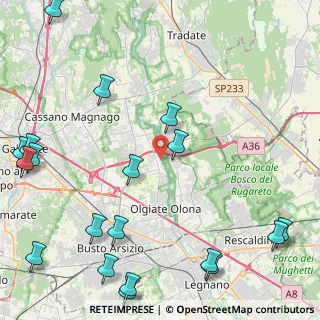 Mappa Via Giacomo Matteotti, 21058 Solbiate Olona VA, Italia (6.4775)