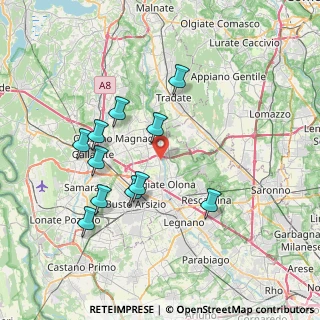 Mappa Via Giacomo Matteotti, 21058 Solbiate Olona VA, Italia (7.18818)