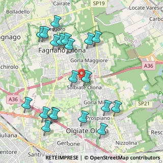 Mappa Via Giacomo Matteotti, 21058 Solbiate Olona VA, Italia (2.344)