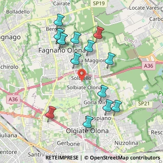 Mappa Via Giacomo Matteotti, 21058 Solbiate Olona VA, Italia (2.04357)