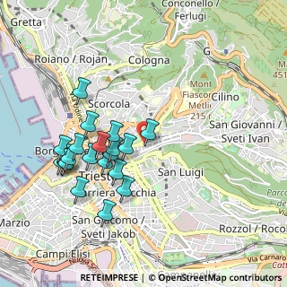 Mappa Via Giulia, 34133 Trieste TS, Italia (0.944)
