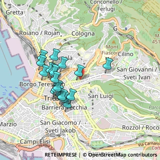 Mappa Via Giulia, 34133 Trieste TS, Italia (0.806)