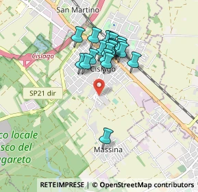 Mappa Via Magenta, 21040 Cislago VA, Italia (0.73)