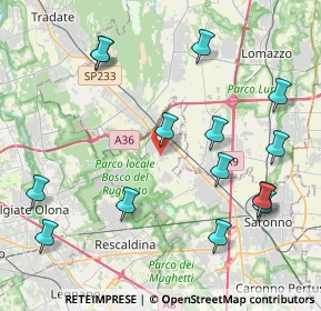 Mappa Via Magenta, 21040 Cislago VA, Italia (4.806)