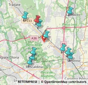 Mappa Via Magenta, 21040 Cislago VA, Italia (4.01909)