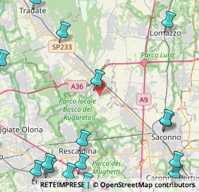 Mappa Via Magenta, 21040 Cislago VA, Italia (7.14737)