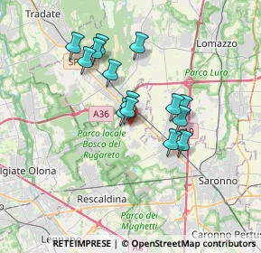 Mappa Via Magenta, 21040 Cislago VA, Italia (2.87571)
