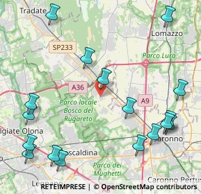 Mappa Via Magenta, 21040 Cislago VA, Italia (5.50765)