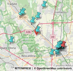 Mappa Via Magenta, 21040 Cislago VA, Italia (5.121)