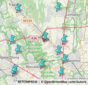 Mappa Via Magenta, 21040 Cislago VA, Italia (5.2325)