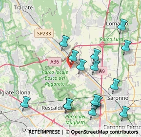 Mappa Via Magenta, 21040 Cislago VA, Italia (4.536)