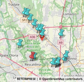 Mappa Via Magenta, 21040 Cislago VA, Italia (4.19111)