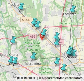 Mappa Via Magenta, 21040 Cislago VA, Italia (5.01235)
