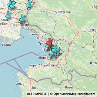 Mappa Via Guido Zanetti, 34133 Trieste TS, Italia (18.05533)