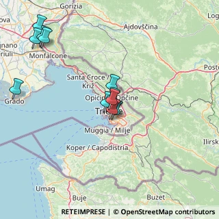 Mappa Via Guido Zanetti, 34133 Trieste TS, Italia (14.89273)
