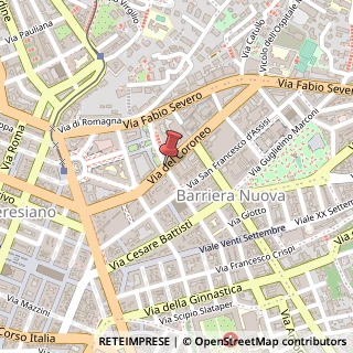 Mappa Via Guido Zanetti,  1, 34133 Trieste, Trieste (Friuli-Venezia Giulia)