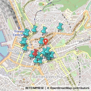 Mappa Via Guido Zanetti, 34133 Trieste TS, Italia (0.41)