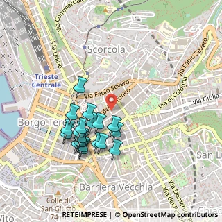 Mappa Via Guido Zanetti, 34133 Trieste TS, Italia (0.4325)