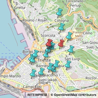 Mappa Via Guido Zanetti, 34133 Trieste TS, Italia (0.785)