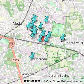 Mappa Via Maroncelli angolo, 20821 Meda MB, Italia (0.66)