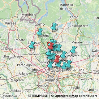Mappa Via Maroncelli angolo, 20821 Meda MB, Italia (10.4)