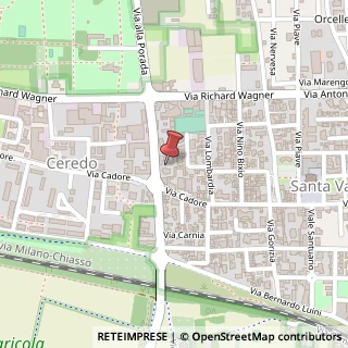 Mappa Via alla Porada, 10, 20831 Seregno, Monza e Brianza (Lombardia)