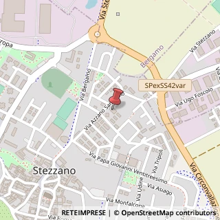 Mappa Via Azzano San Paolo, 14, 24040 Stezzano, Bergamo (Lombardia)