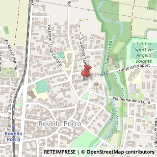 Mappa Via Monte Santo, 3, 22070 Rovello Porro, Como (Lombardia)