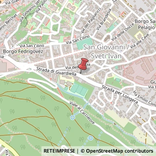 Mappa Strada di Guardiella, 29, 34128 Trieste, Trieste (Friuli-Venezia Giulia)