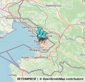 Mappa Strada di Guardiella, 34128 Trieste TS, Italia (51.74)