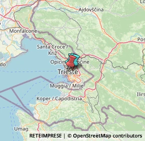 Mappa Strada di Guardiella, 34128 Trieste TS, Italia (36.65727)