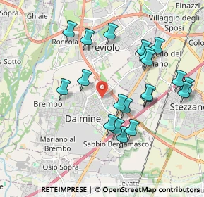 Mappa Via Glicine, 24044 Dalmine BG, Italia (1.914)