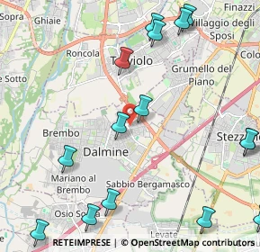 Mappa Via Glicine, 24044 Dalmine BG, Italia (2.9025)