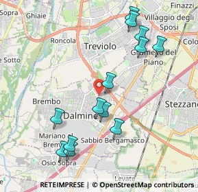 Mappa Via Glicine, 24044 Dalmine BG, Italia (2.12308)