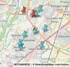 Mappa Via Glicine, 24044 Dalmine BG, Italia (1.77)