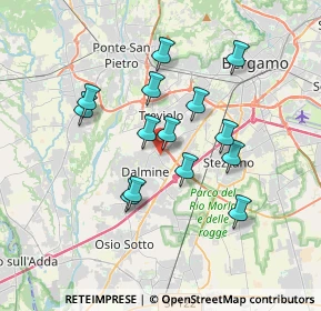 Mappa Via Glicine, 24044 Dalmine BG, Italia (3.03357)