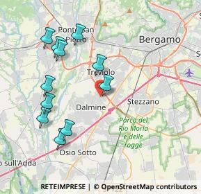 Mappa Via Glicine, 24044 Dalmine BG, Italia (4.06545)