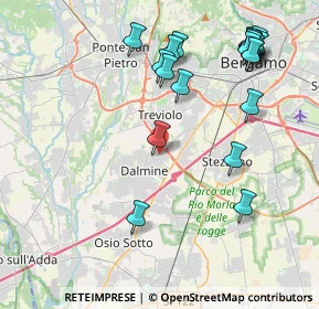 Mappa Via Glicine, 24044 Dalmine BG, Italia (4.7075)