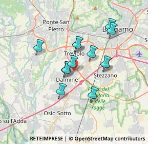 Mappa Via Glicine, 24044 Dalmine BG, Italia (2.79231)