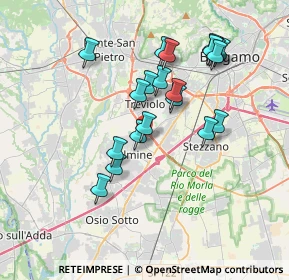 Mappa Via Glicine, 24044 Dalmine BG, Italia (3.316)