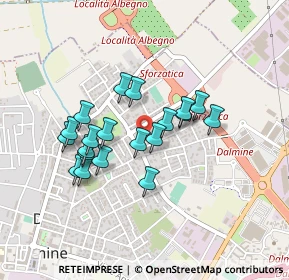 Mappa Via Glicine, 24044 Dalmine BG, Italia (0.359)