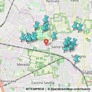 Mappa Via Vincenzo Foppa, 20831 Seregno MB, Italia (0.98)