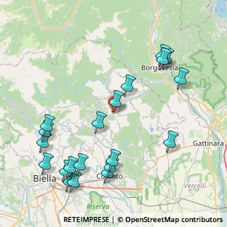 Mappa Frazione Ponzone, 13835 Valdilana BI, Italia (9.959)