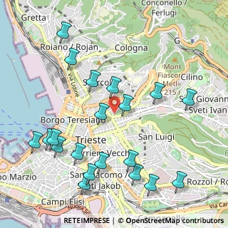 Mappa Via Guglielmo Marconi, 34133 Trieste TS, Italia (1.1935)