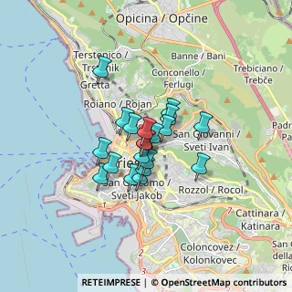 Mappa Via Guglielmo Marconi, 34133 Trieste TS, Italia (1.026)