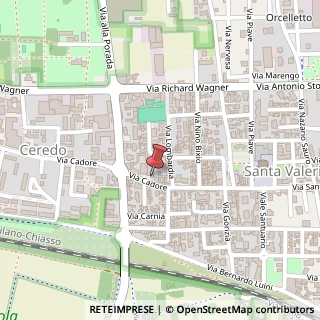 Mappa Via Cadore, 96, 20831 Cassago Brianza, Lecco (Lombardia)