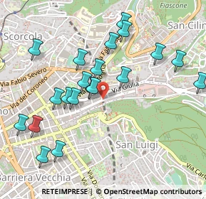 Mappa Piazza dei Volontari Giuliani, 34126 Trieste TS, Italia (0.5095)