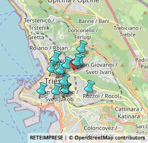 Mappa Viale XX Settembre, 34126 Trieste TS, Italia (1.12)